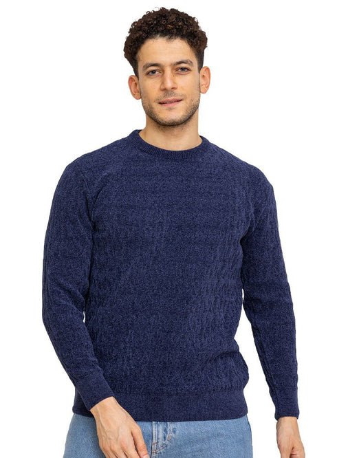 Navy - Design 0117 BS - Round Pullover - Khotwh